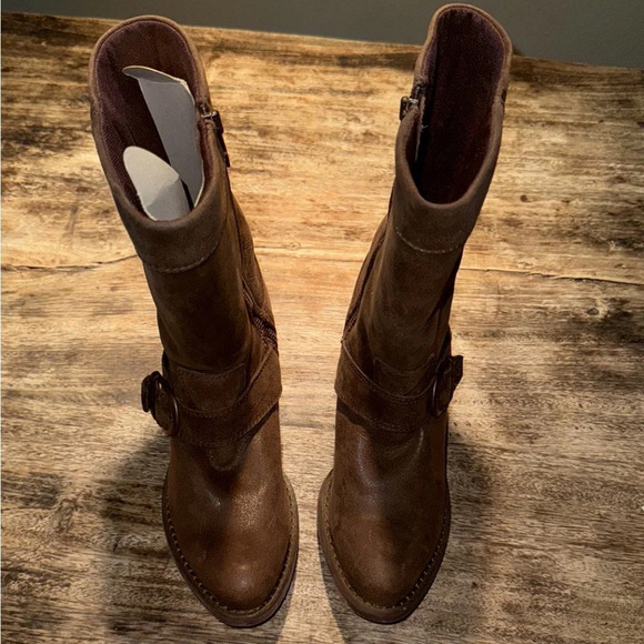 Durango brown Pull On Heeled Harness Western Cowboy  Boots Size 6.5 NWT - Picture 8 of 9